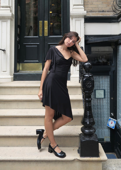 Palma Midi Dress in Black