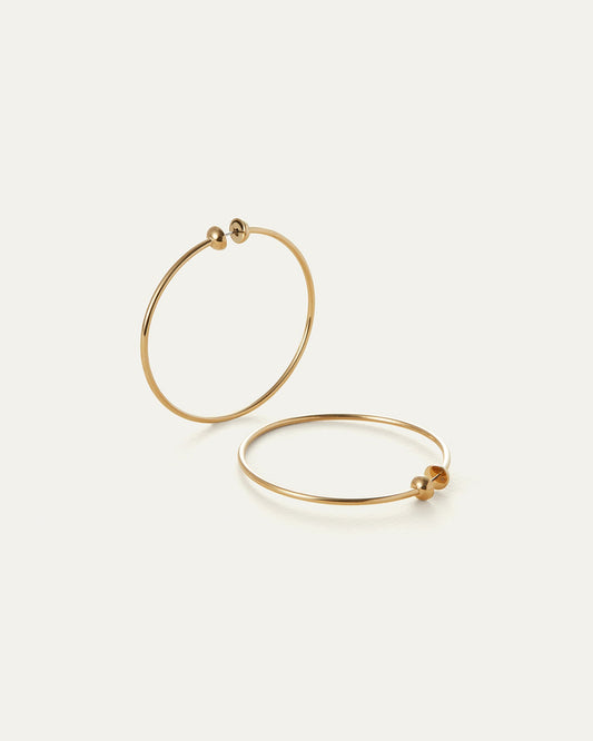 Icon Hoops Medium in Gold