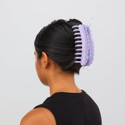 Laced Bow Claw Clip in Lilac