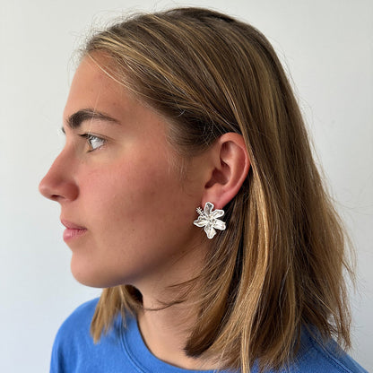 Romee Earrings in Silver