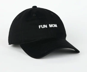 Fun Mom Hat Black