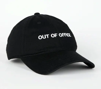 Out Of Office Hat Black