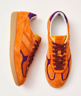 Tb.490 Rife Orange Leather Sneakers