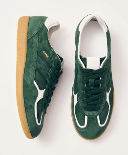 Tb.490 Rife Forest Green Leather Sneakers