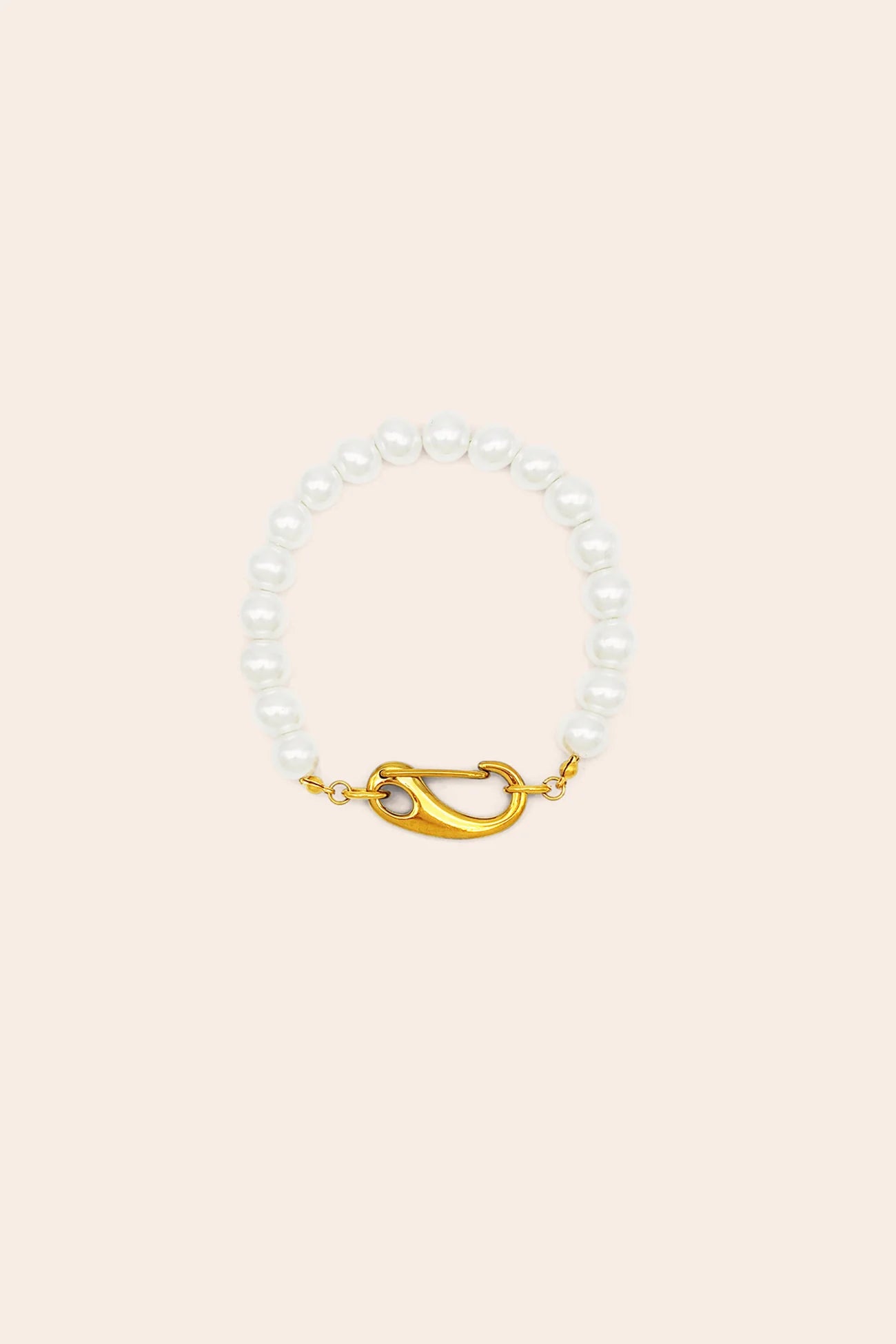 Bernadette Bracelet in Gold Pearl