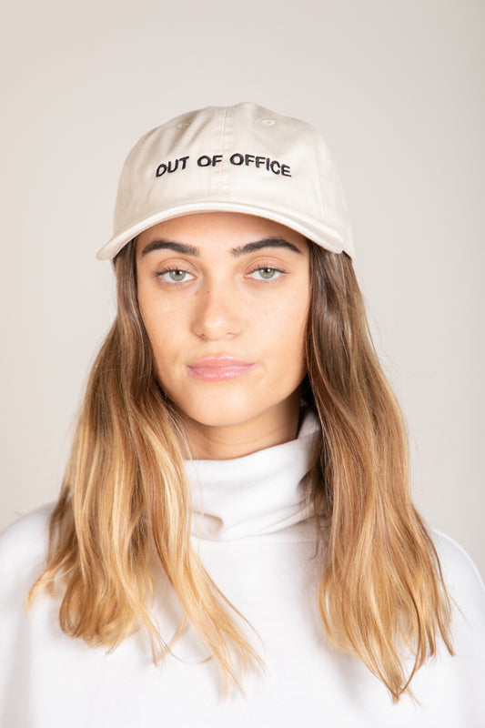 Out Of Office Hat Ivory