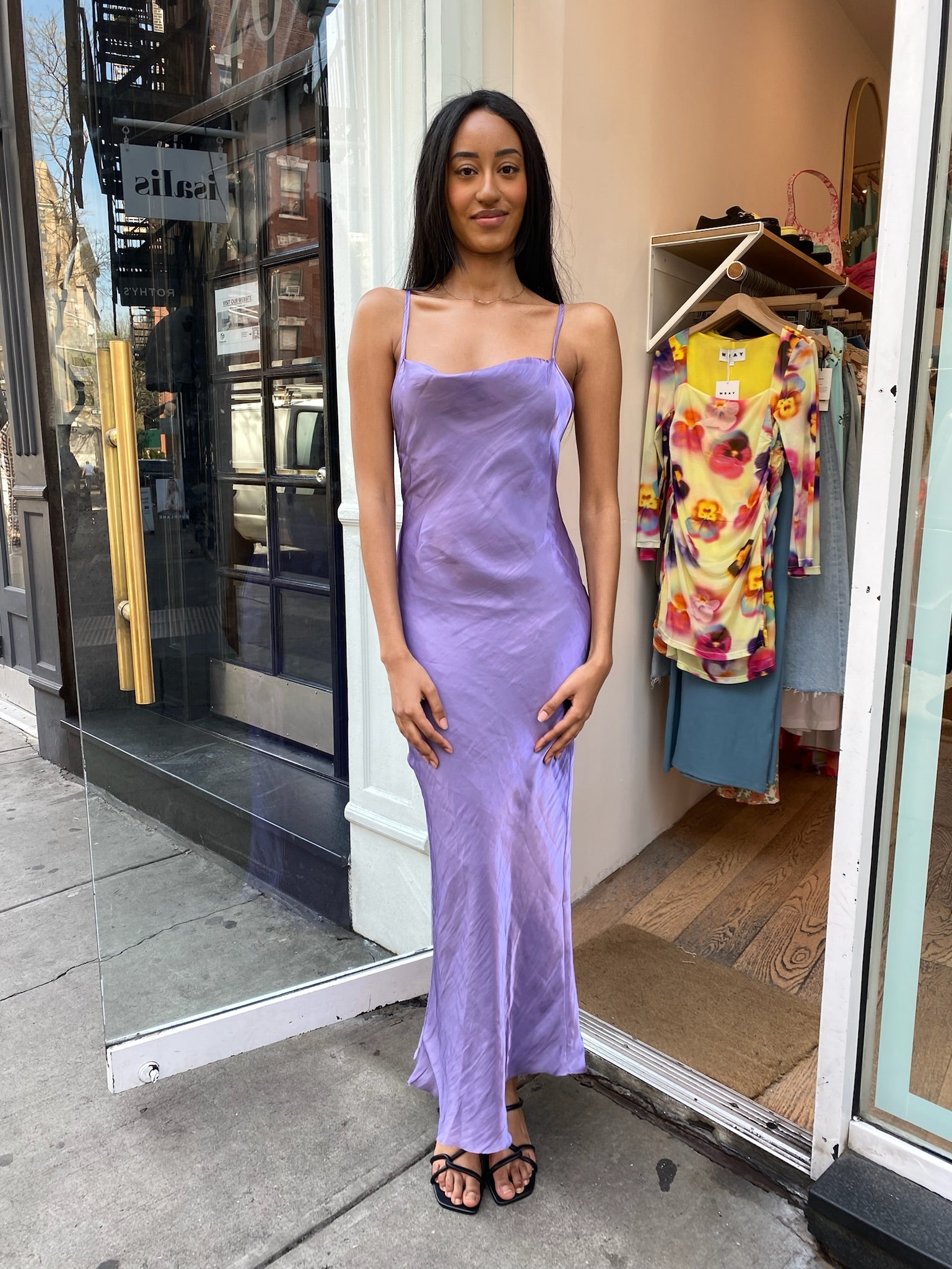 Indra Maxi Dress in Lilac