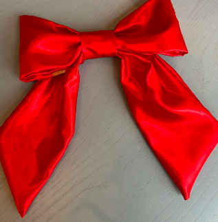Giant Bow Clip in Red